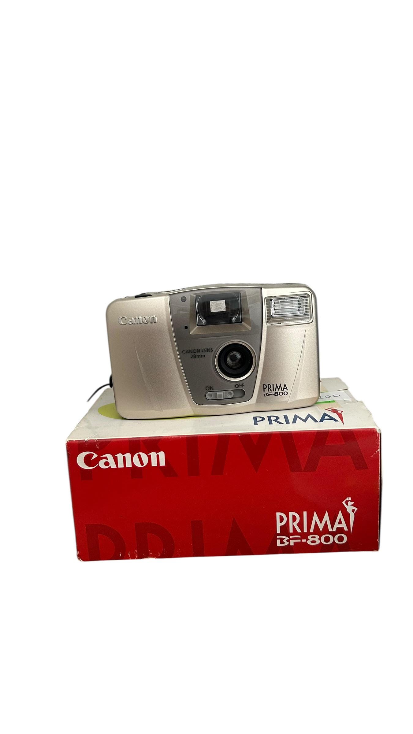 Unused Vintage Canon Prima BF-800 35mm Film Camera, Retro Point