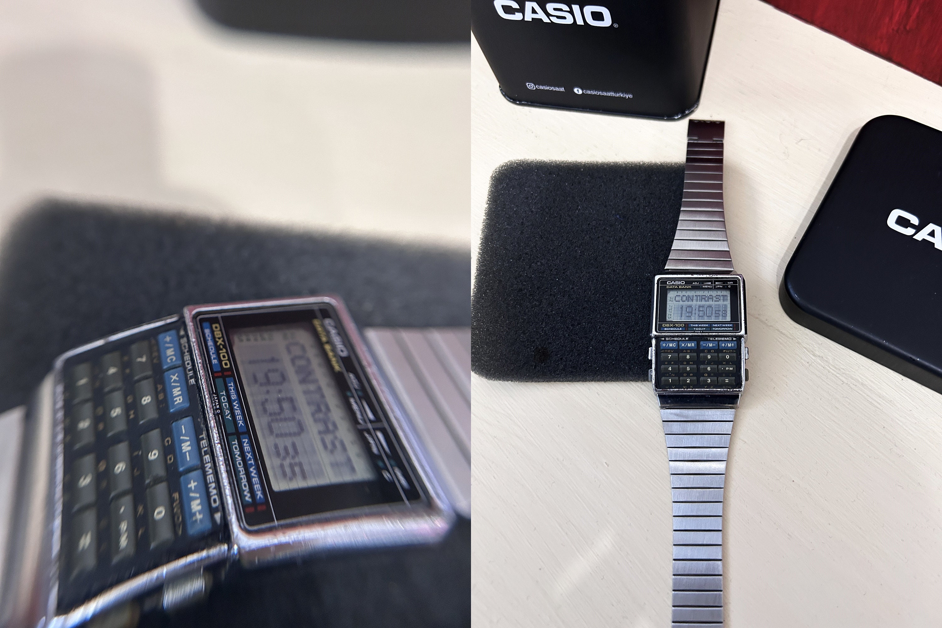 RARE Retro Casio Calculator Watch DBX-100 Mod 261 Japan 1980s Very