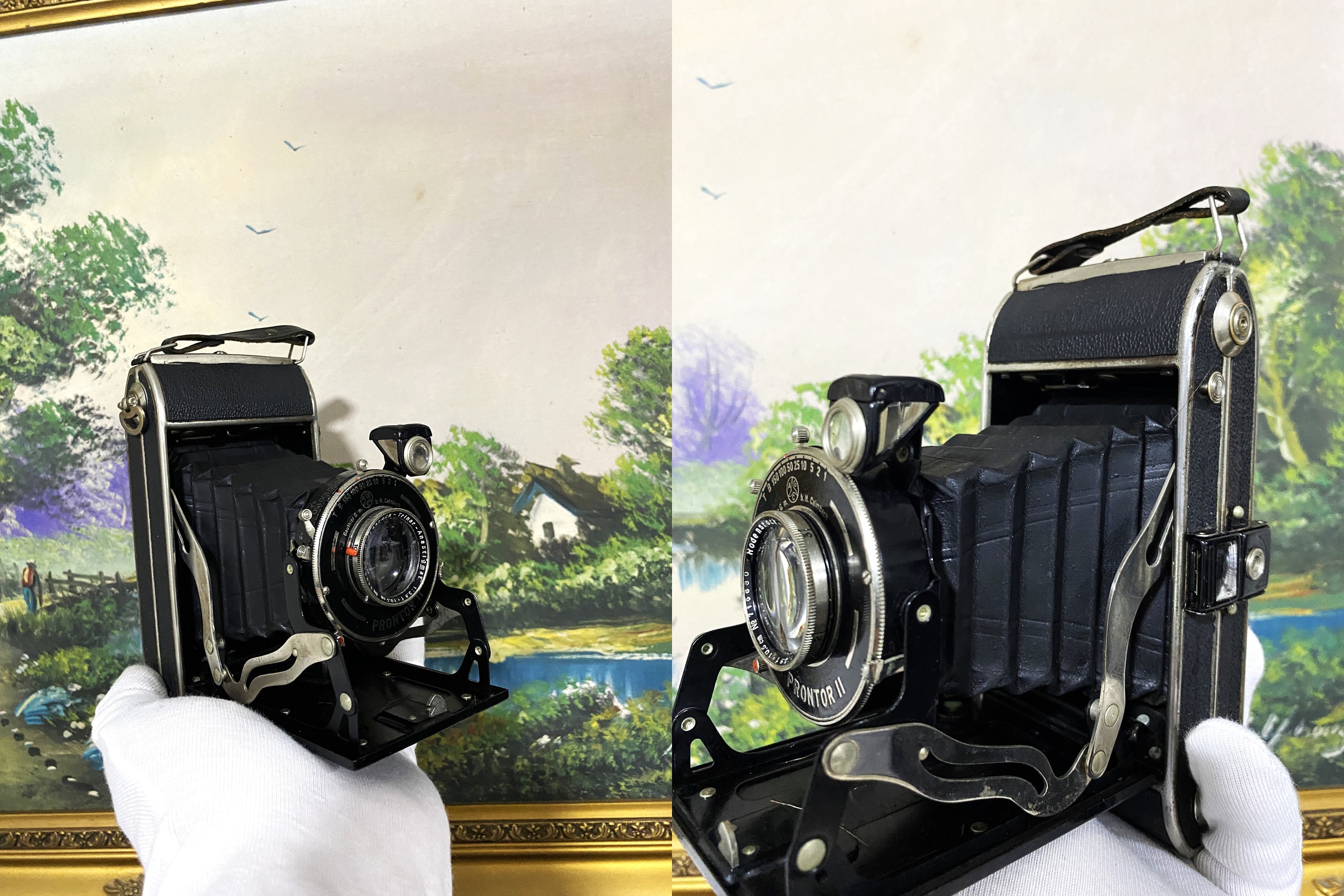 Antique Wirgin Folding Prontor II / 1930s Collectible Vintage