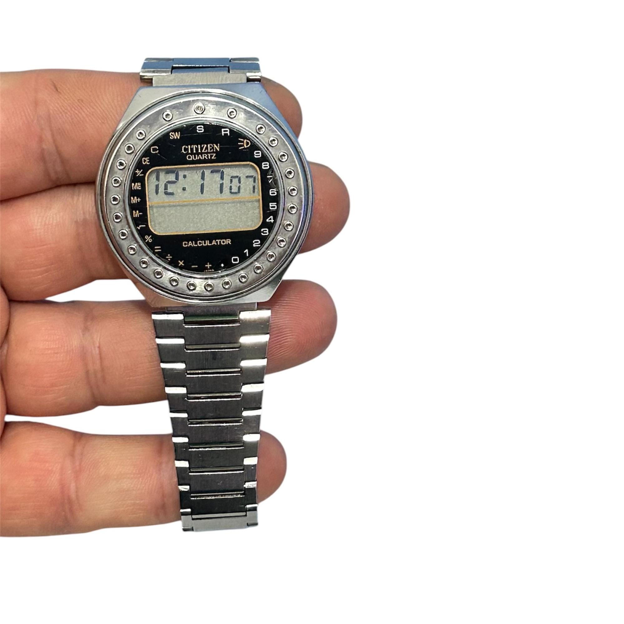 ULTRA RARE Collectible Citizen Scientific-calculator-watch 49-9315