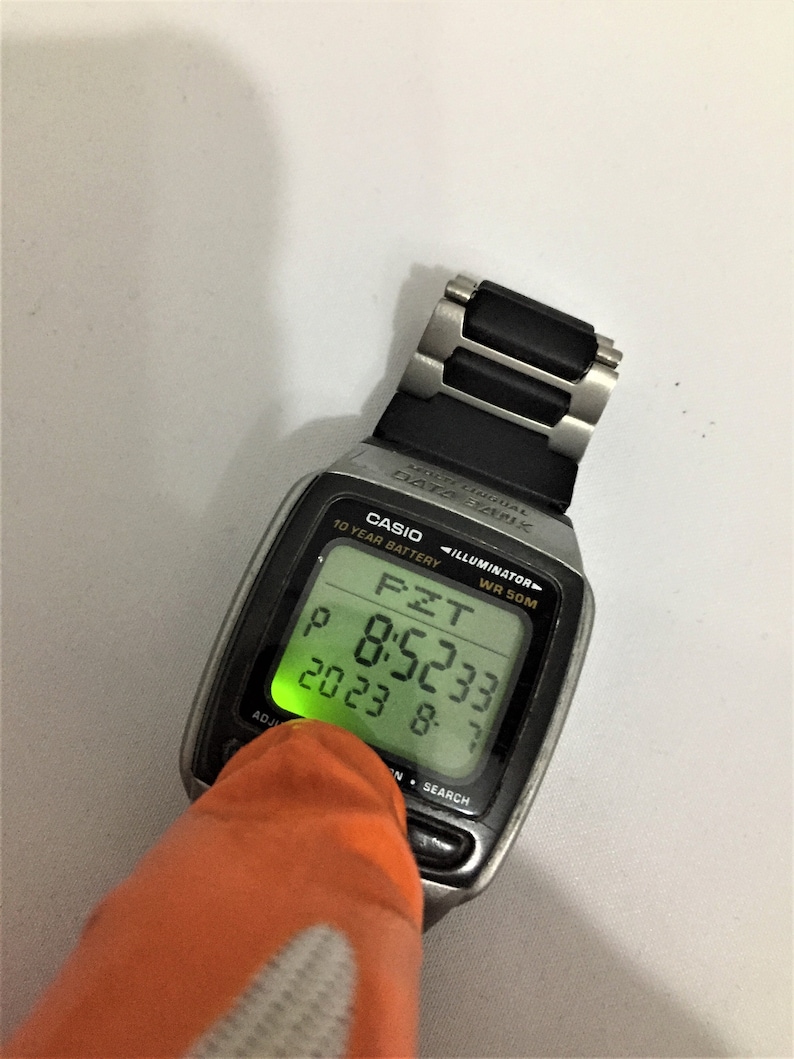 Casio DB-37H Illuminator/ Telememo Multi Lingual Data Bank/ Chrono ...