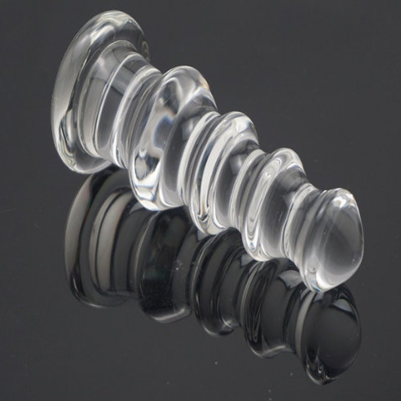 Large Glass Dildo Butt Plug3 Size Glasslarge Glass Etsy