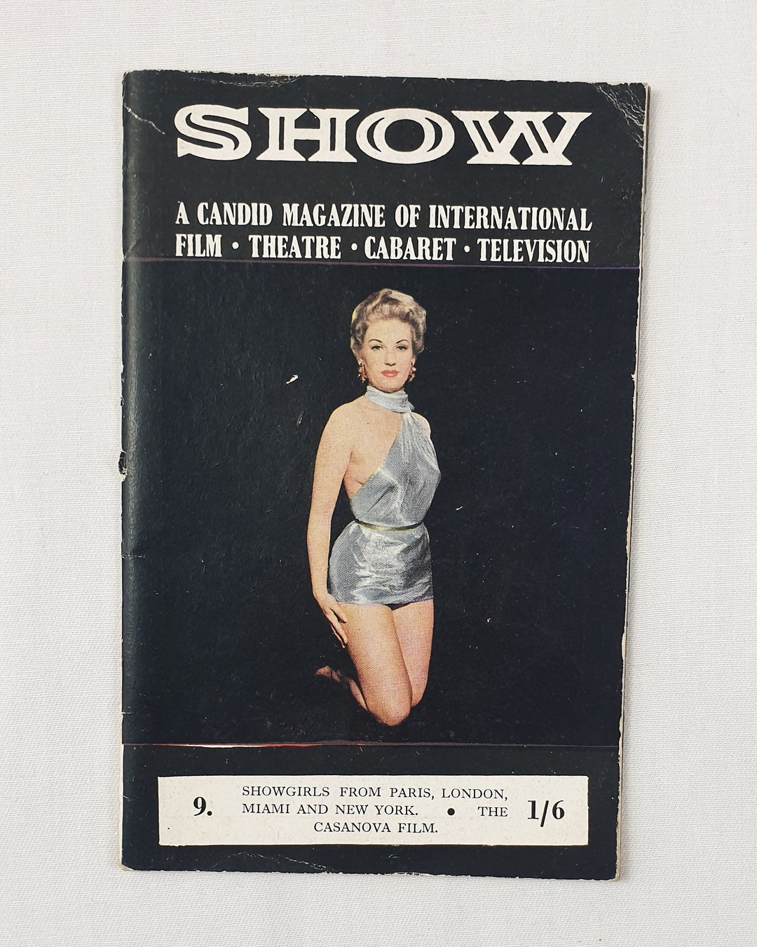 Vintage SHOW Film & Show Business Magazine No.9 Pinup Gentlemen's
