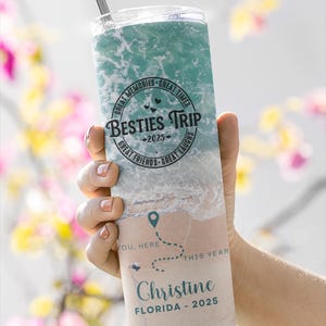 You Here This Year Tumbler, Personalized Cruise Vacation Name Tumbler, Customized Bachelorette Party Tumbler, Girls Trip Cup