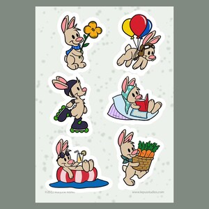 Lepus Rabbit Sticker Sheet