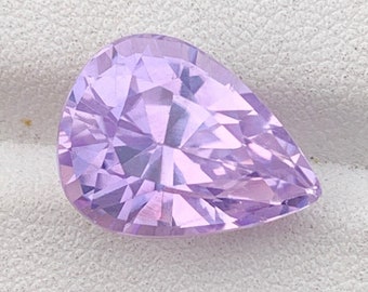 Kunzite Naturelle Rose 17.84 Ct Certificat IGI - Taille Goutte, Rare, Sans Traitement