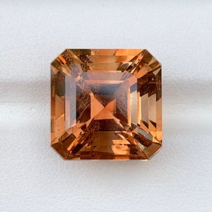 Champagne Brown Topaz Gemstone, Rich Brown Color, Natural Faceted Topaz Stone For Jewellery Making, November Birthstone, 21 Carat