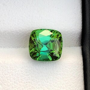 Deep Green Tourmaline Gemstone, Faceted Green Tourmaline Gem, Engagement Ring & Jewelry Making With Green Tourmaline Gemstone,2.9 Carat