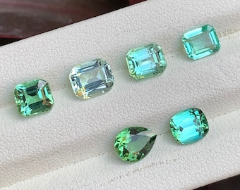 Turmalina Verde: Pedra Preciosa Lapidada Facetada para Joias