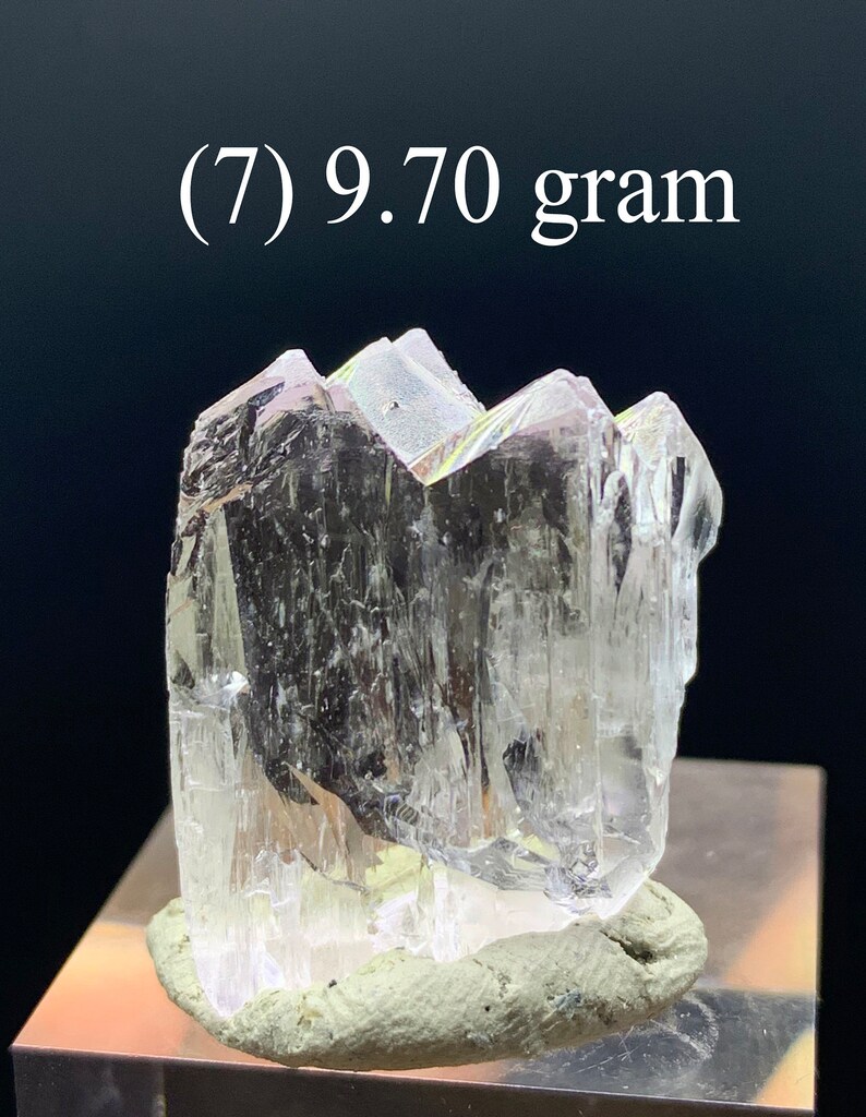 Kunzite Brute Naturelle Du Brésil - 8,33 Carats - Pierre Fine Non Montée - Neuf Sans Emballage
