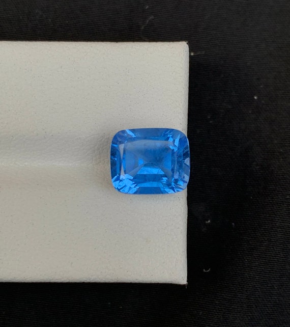 Cushion Cut Aquamarine Gemstone: Loose Stone, Carats