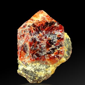 Zircon Specimen, Pyramid Shape Zircon Crystal, Natural Zircon Crystal, Terminated Zircon Crystal, Red Zircon, Home Decor Crystal, 105 Gram