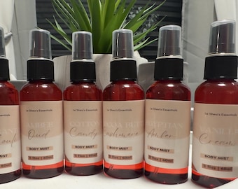 Body Mist 2 Ounce Travel Size Bottle