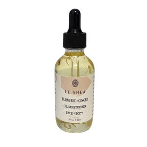 Turmeric Face Oil Ayurveda Facial Moisturizer w Ginger Oil Argan Oil Rosehip Oil Calendula -Skin Hair Body Cuticle Acne Scalp Massage Beard