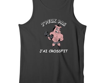 Crossfit kann ich nicht, ich habe Crossfit | Bio-T-Shirt |. Mann lustiger Fitness-Mann