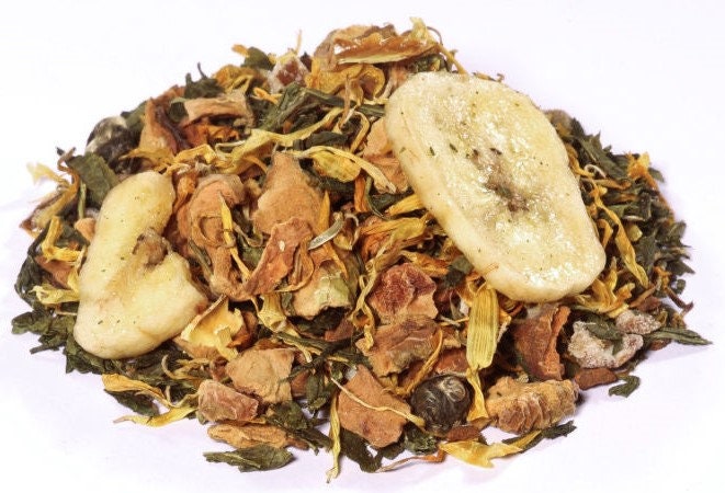 Thé Vert Crepe Pomme-Banane Sachet de 50 Gr