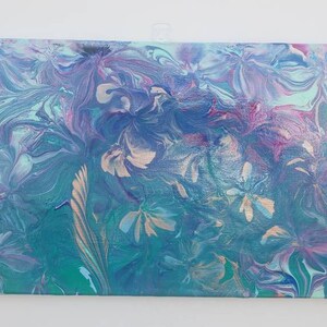 Summer Shimmers Acrylic Paint Pour