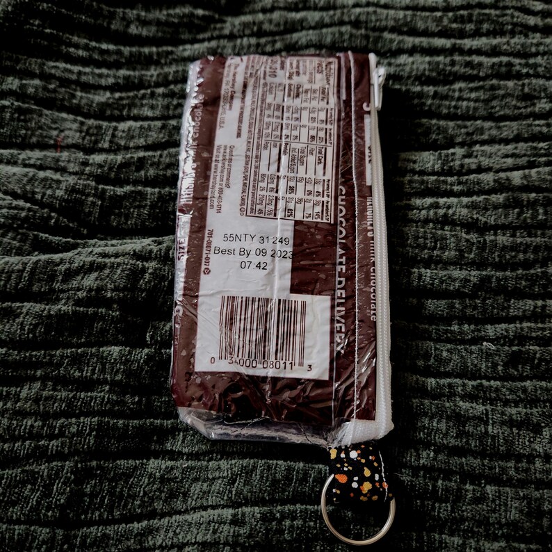 Hersheys Milk Chocolate Candy Wrapper Key Chain Holder Homemade - Etsy