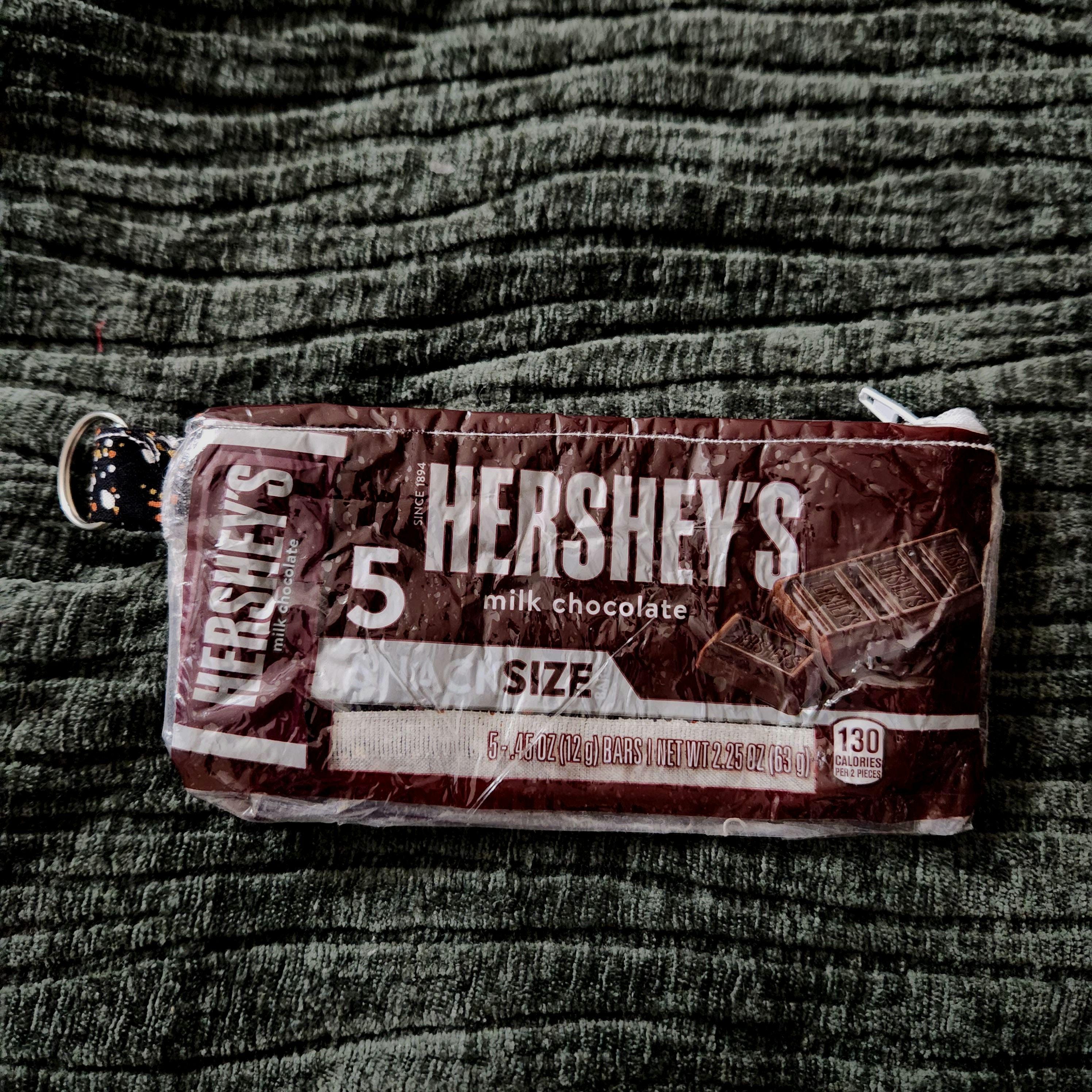 Hersheys Milk Chocolate Candy Wrapper Key Chain Holder Homemade - Etsy