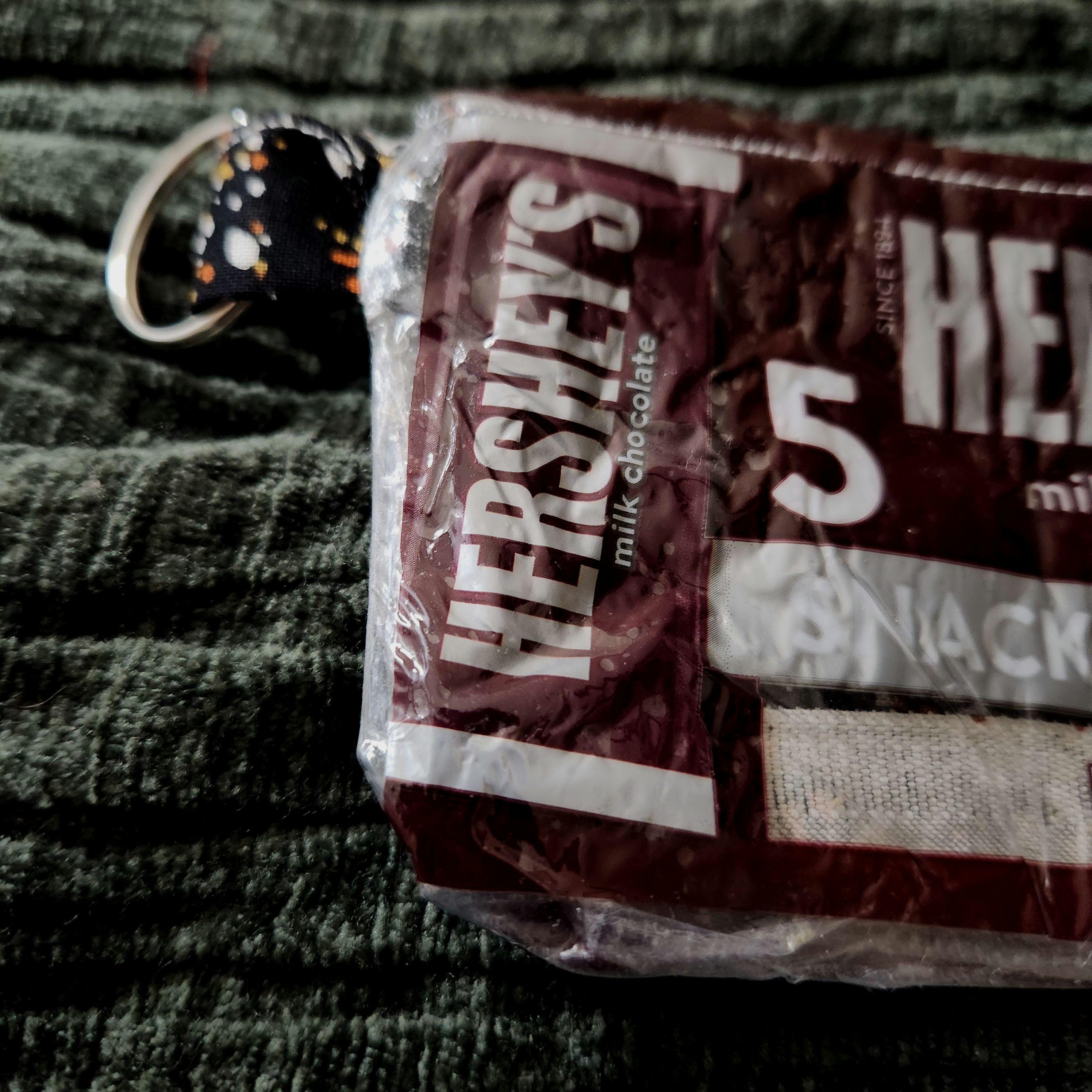 Hersheys Milk Chocolate Candy Wrapper Key Chain Holder Homemade - Etsy