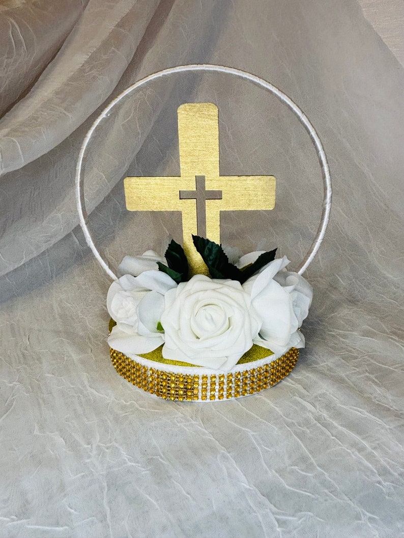 Baptism Centerpieces Christening Centerpieces first communion Centerpieces Centerpieces White