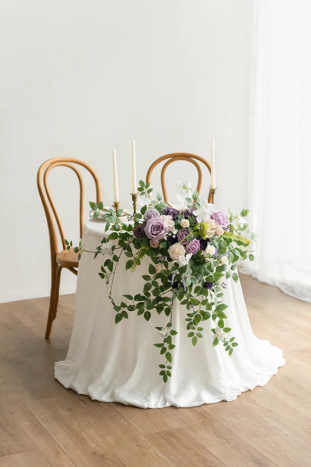 Lilac Floral Swags, Sweetheart Table Decor, Set of 2 - Etsy