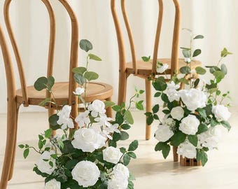 Aisle Flower Arrangement • Set of 4 Wedding Decorations
