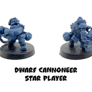 Dwarf Cannoneer Star Player - UGNI Miniatures