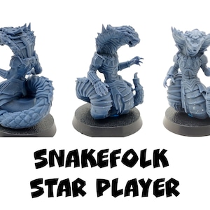 Snakefolk Star Player - UGNI Miniatures