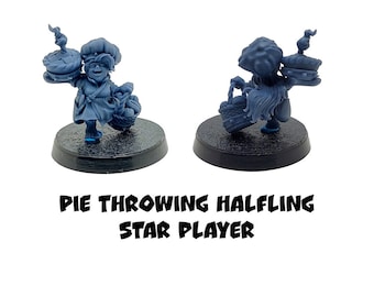 Pie Throwing Halfling Star Player - UGNI Miniatures