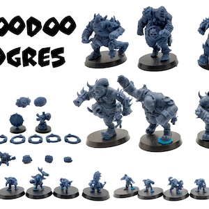 Voodoo Ogre Fantasy Football Team - UGNI Miniatures