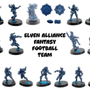 Elven Alliance Fantasy Football Team - UGNI Miniatures