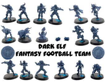 Dark Elf Fantasy Football Team - UGNI Miniatures