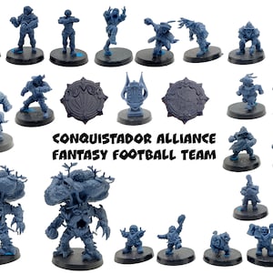 Conquistador Alliance Fantasy Football Team - UGNI Miniatures