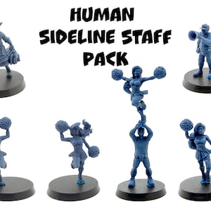 Human Sideline Staff Pack - UGNI Miniatures