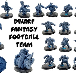 Dwarf Fantasy Football Team - Realm of Paths