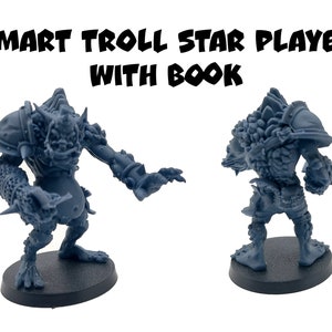 ブックスタープレイヤー付きスマートトロール - BruteFun Miniatures