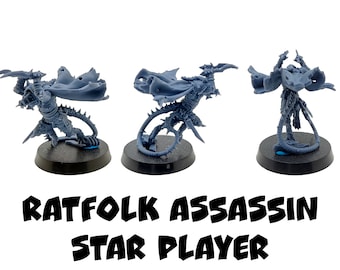 Ratfolk Assassin Star Player - BruteFun Miniatures