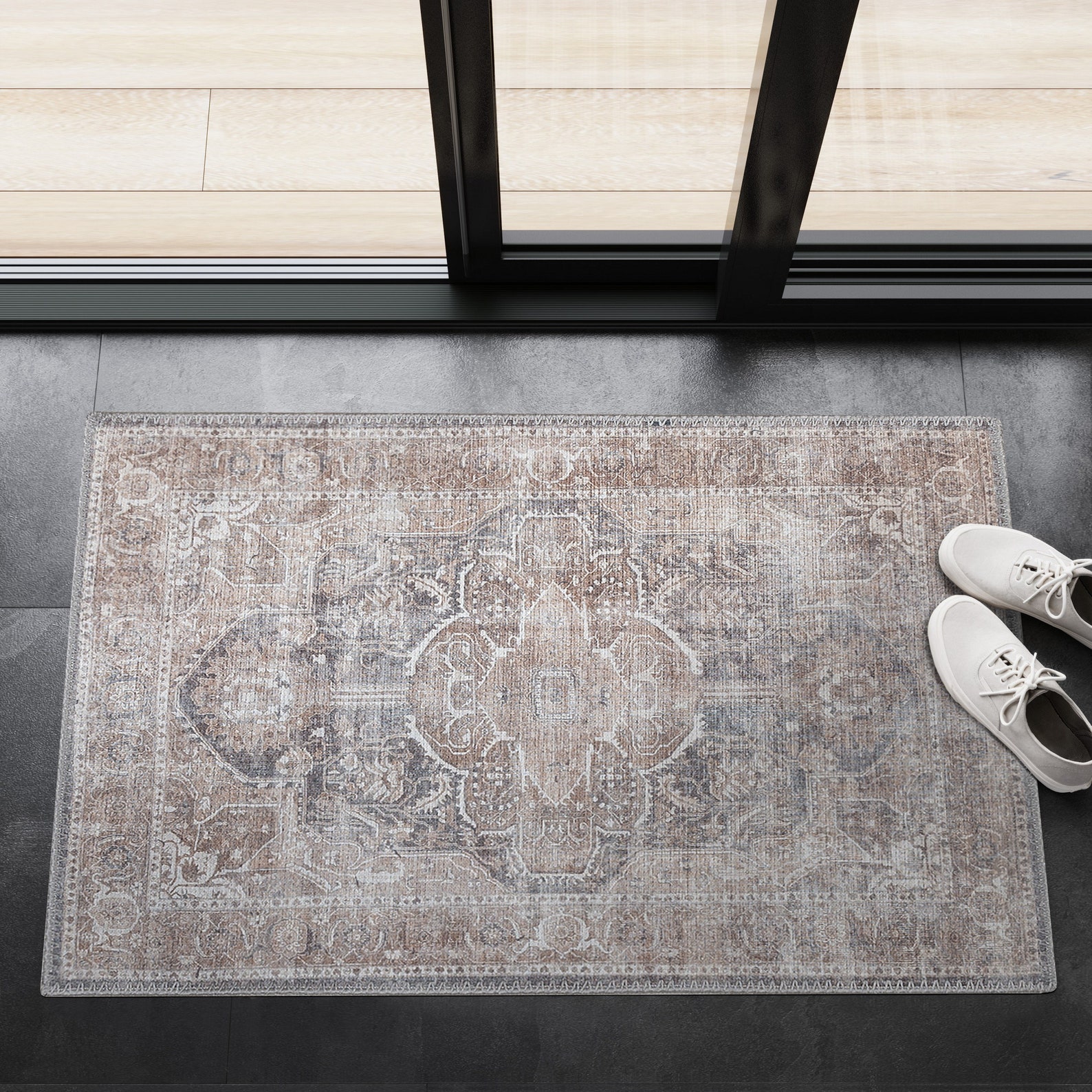 Adiva Rugs Machine Washable Area Rug for Living Room Bedroom Etsy