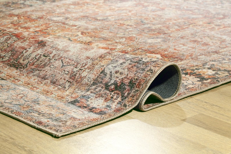 Adiva Rugs Machine Washable Area Rug for Living Room Bedroom Etsy