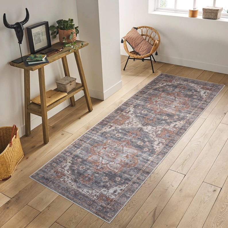 Adiva Rugs Machine Washable Area Rug for Living Room Bedroom Etsy