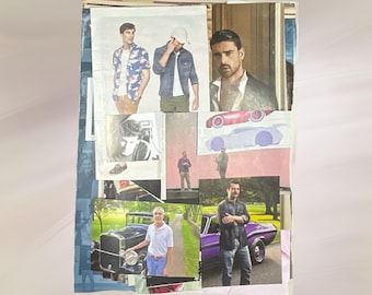 Magazine Pages And Cut Outs Of Men Ephemera You May Want For Your Collage & Junk Journal Paper Projects