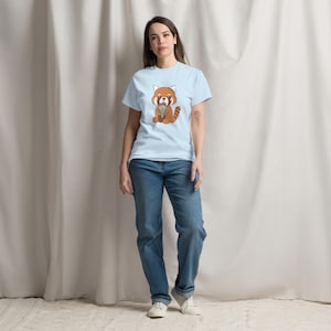 Kawaii Australian red panda eating Japanese crepe | Unisex classic tee | kawaii tee, kawaii t-shirt