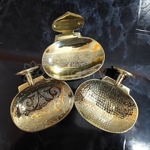 Wall Soap Dishes, Unlacquered Solid Brass, Handcrafted Soap Holder