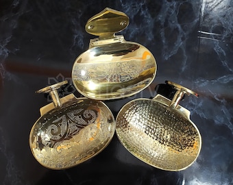 Wall Soap Dishes, Unlacquered Solid Brass, Handcrafted Soap Holder