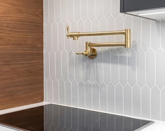 Unlacquered Brass Pot Filler