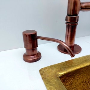 Add a Touch of Elegance to Your Bathroom or Kitchen with Our Copper Soap Dispenser