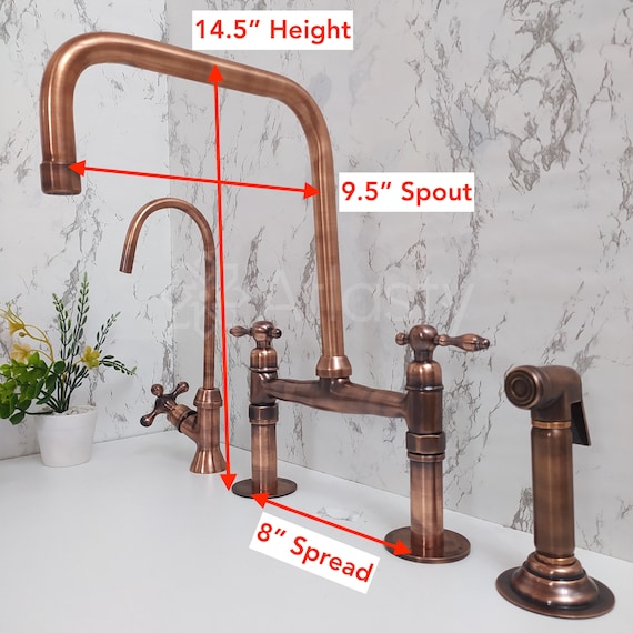Grifo cobre cocina hotsell
