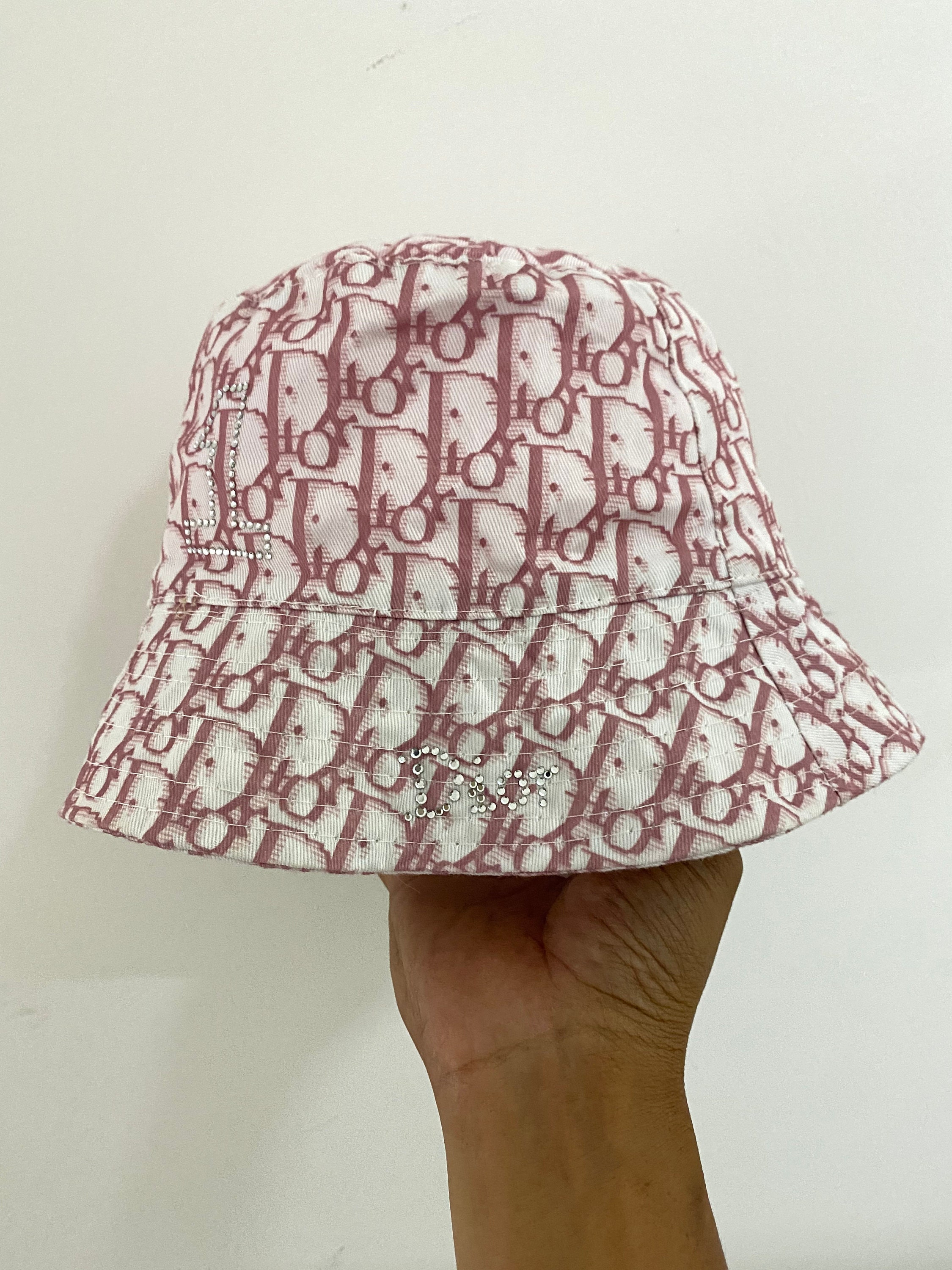 Stylish designer inspired custom lv monogram bikini bucket hat