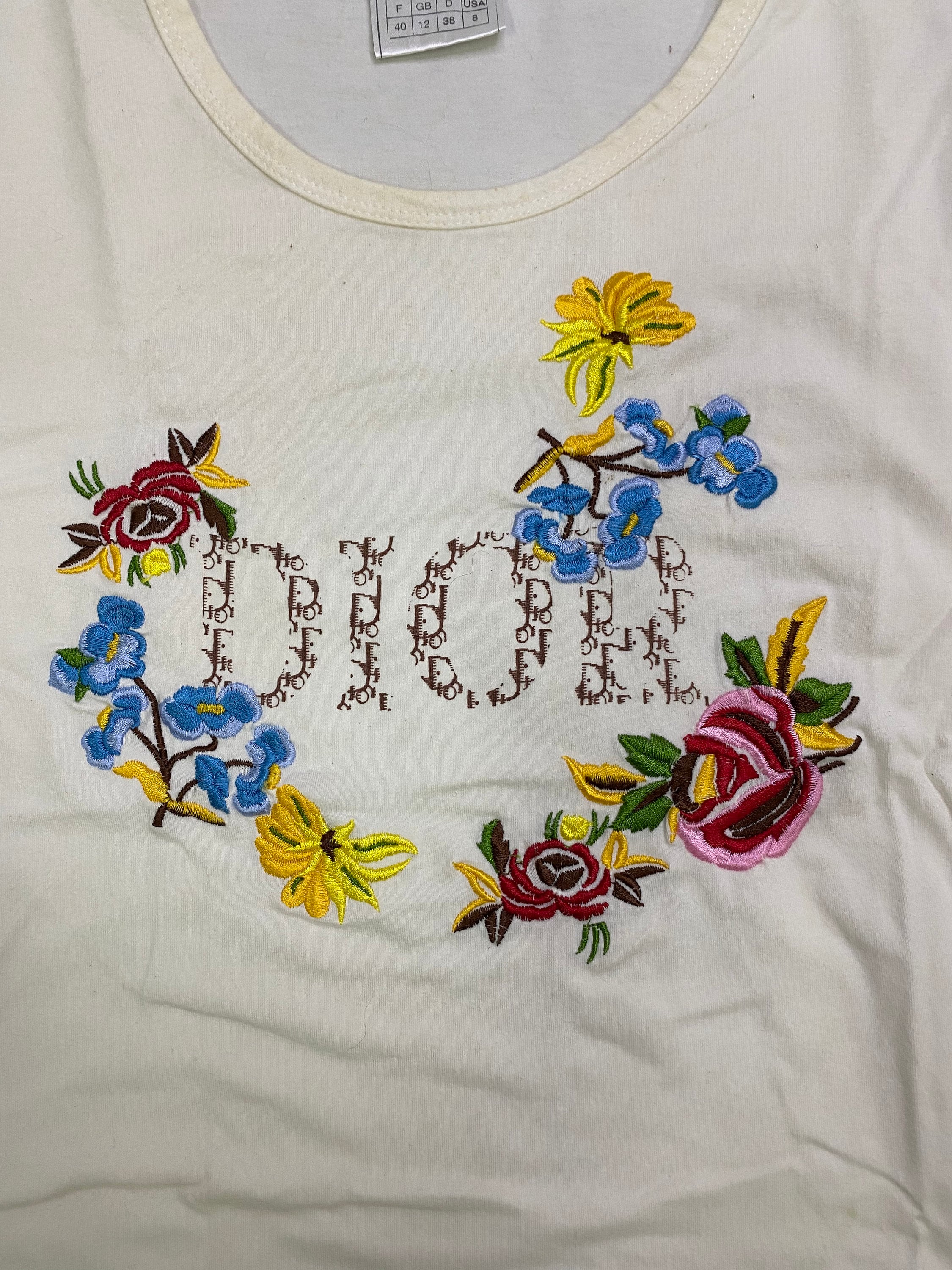 Dior embroidered cheap shirt